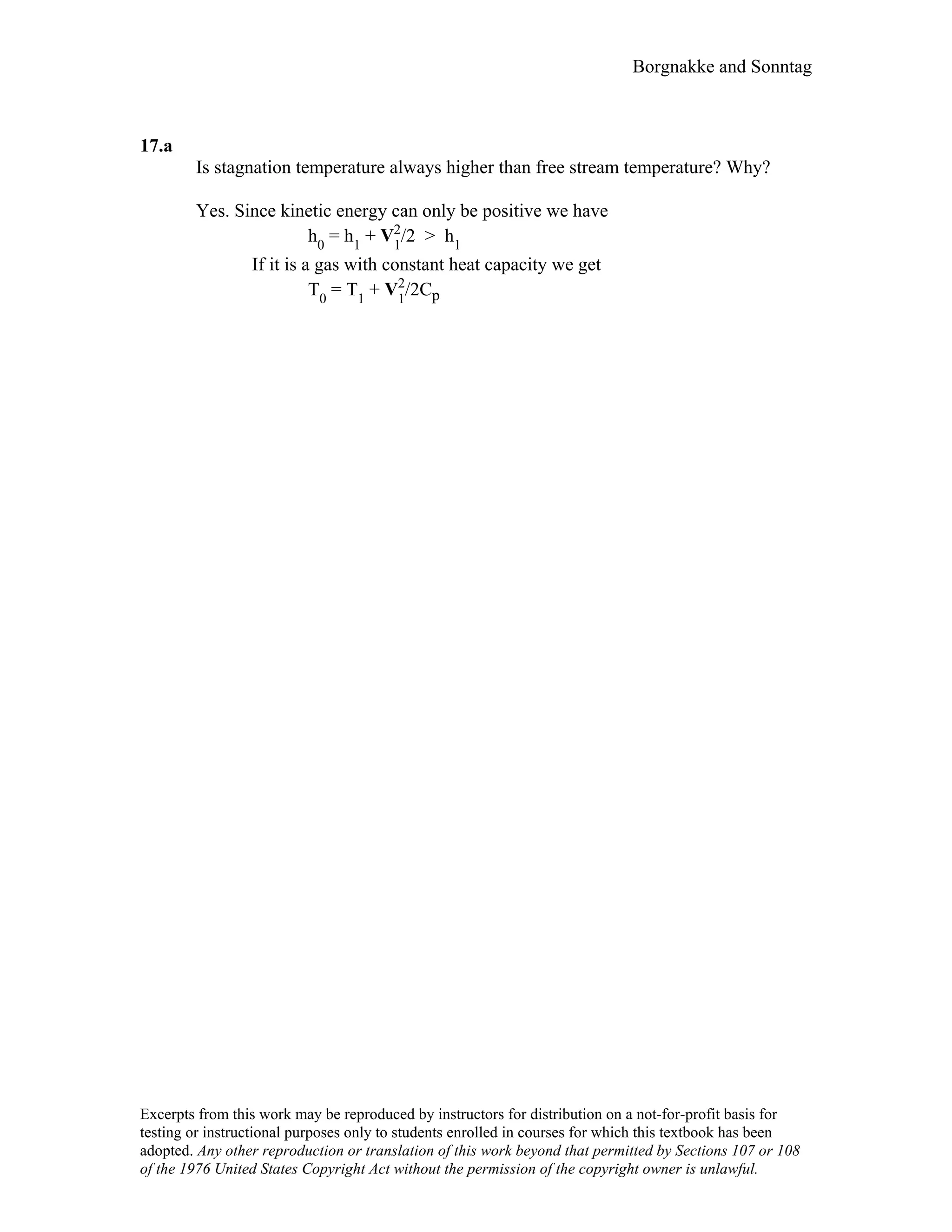 Thermodynamic solutions