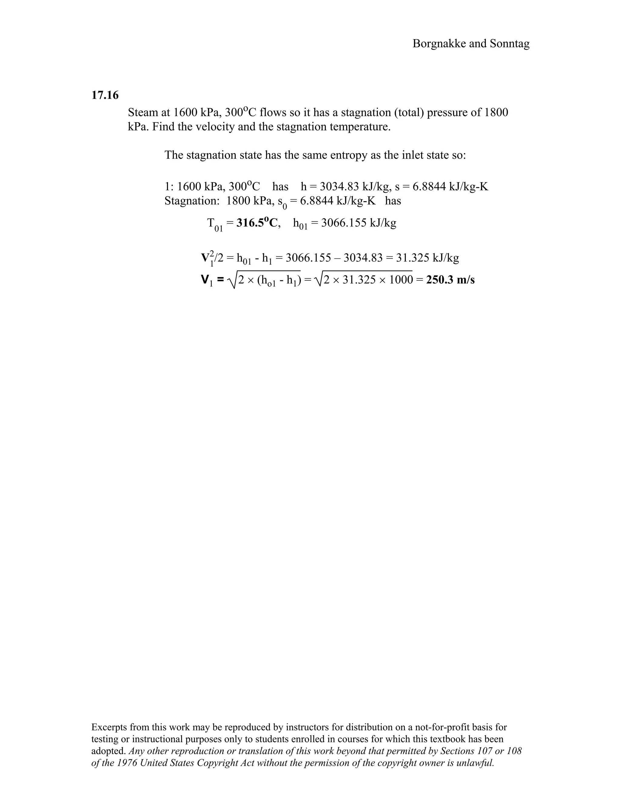 Thermodynamic solutions