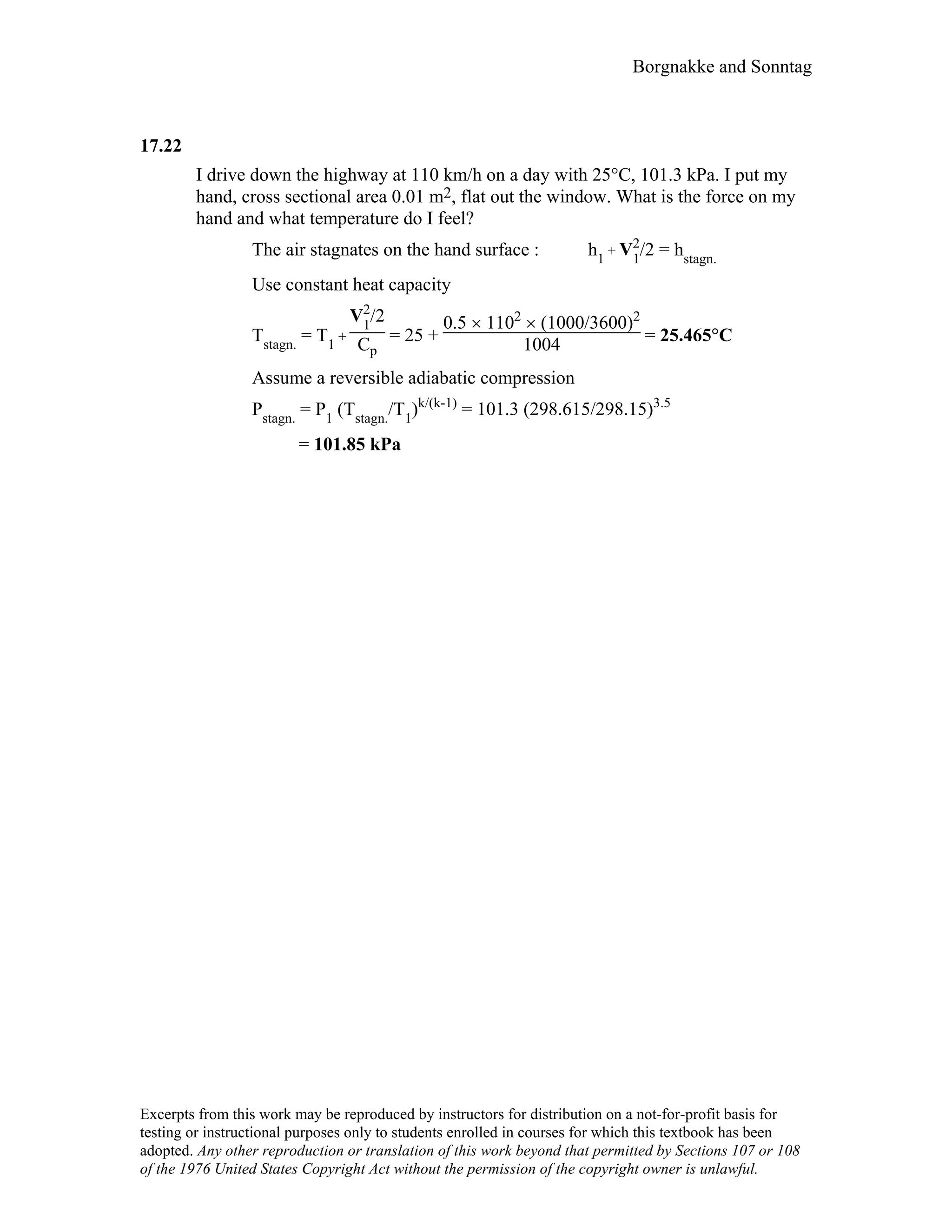 Thermodynamic solutions