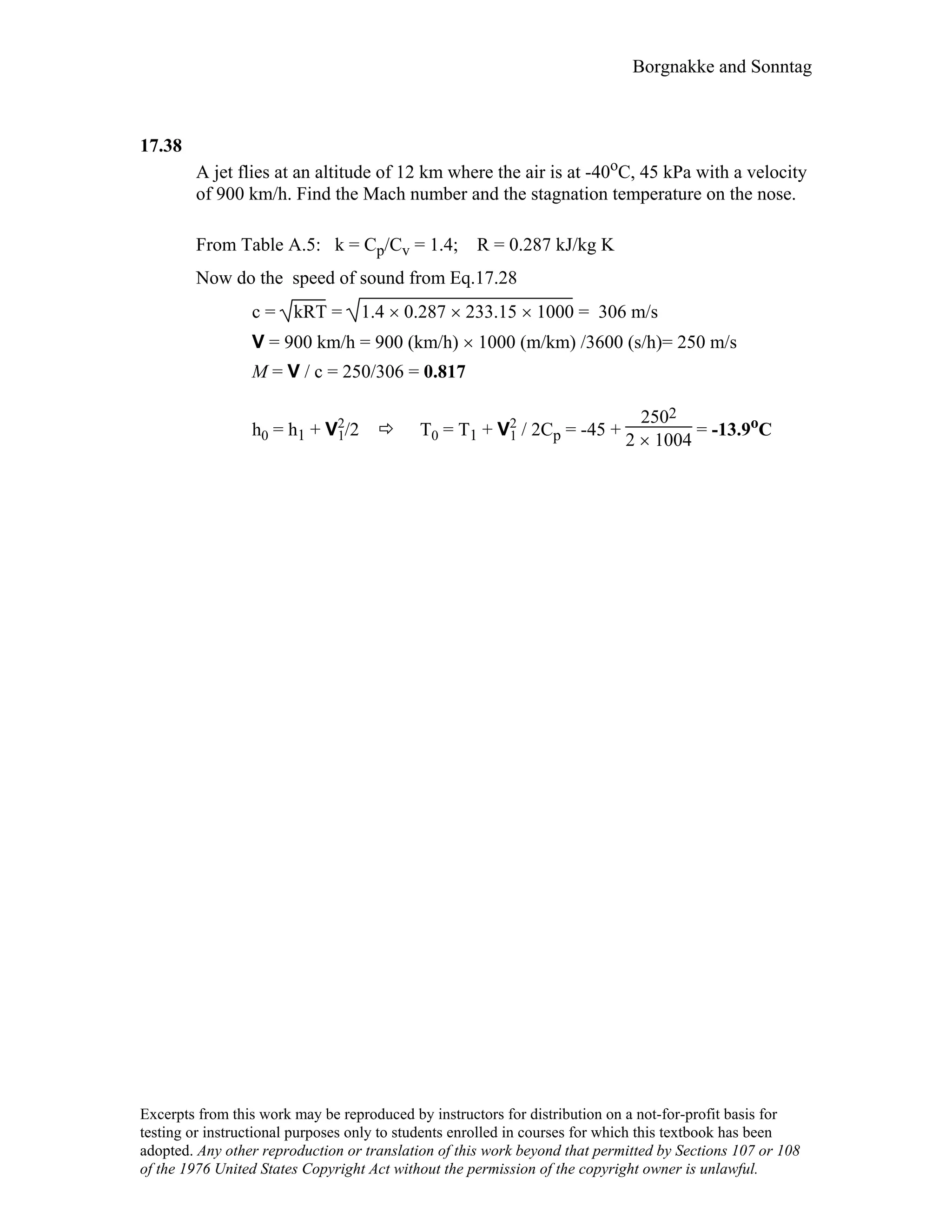 Thermodynamic solutions