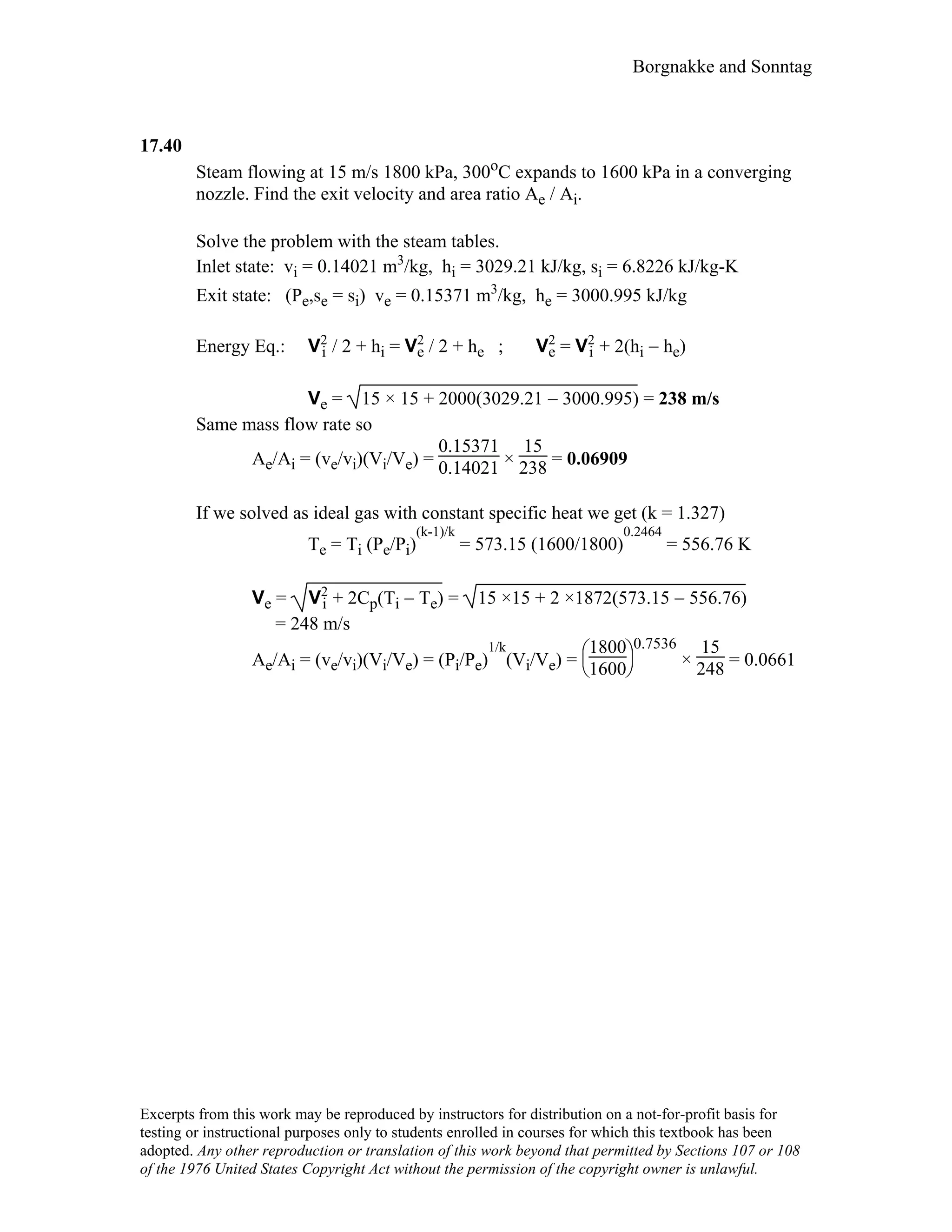 Thermodynamic solutions
