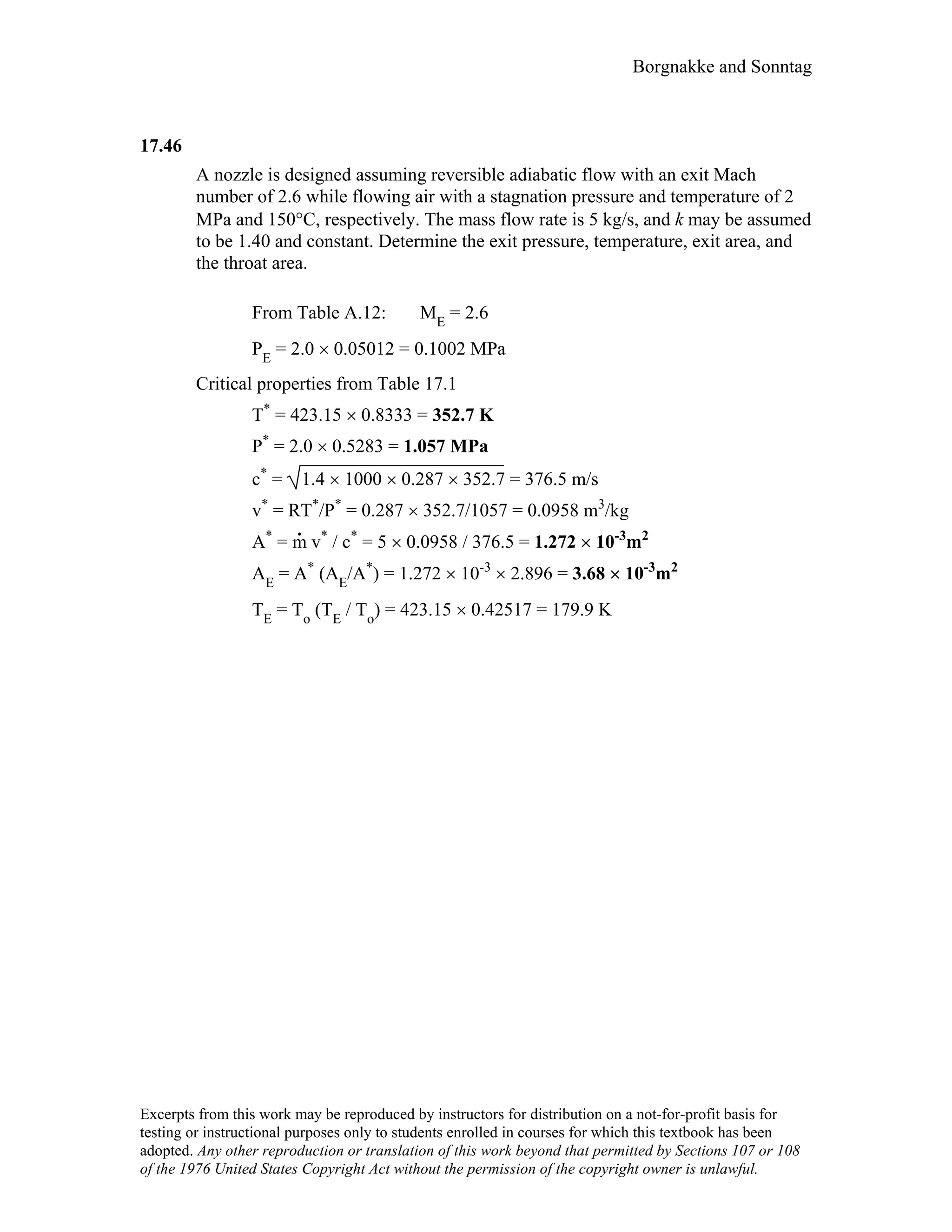 Thermodynamic solutions