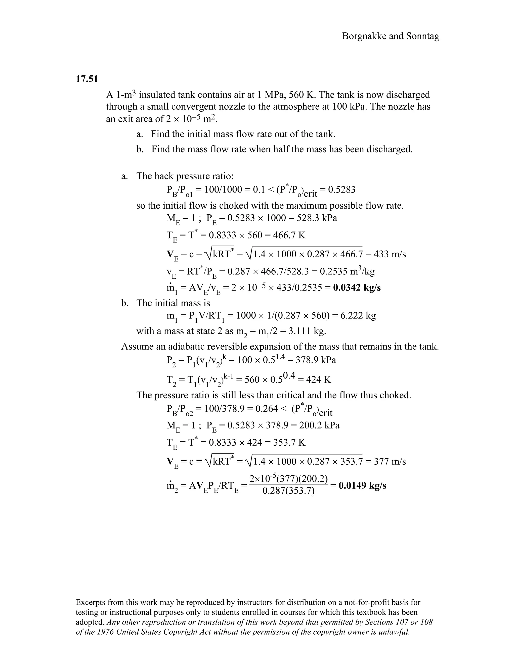 Thermodynamic solutions