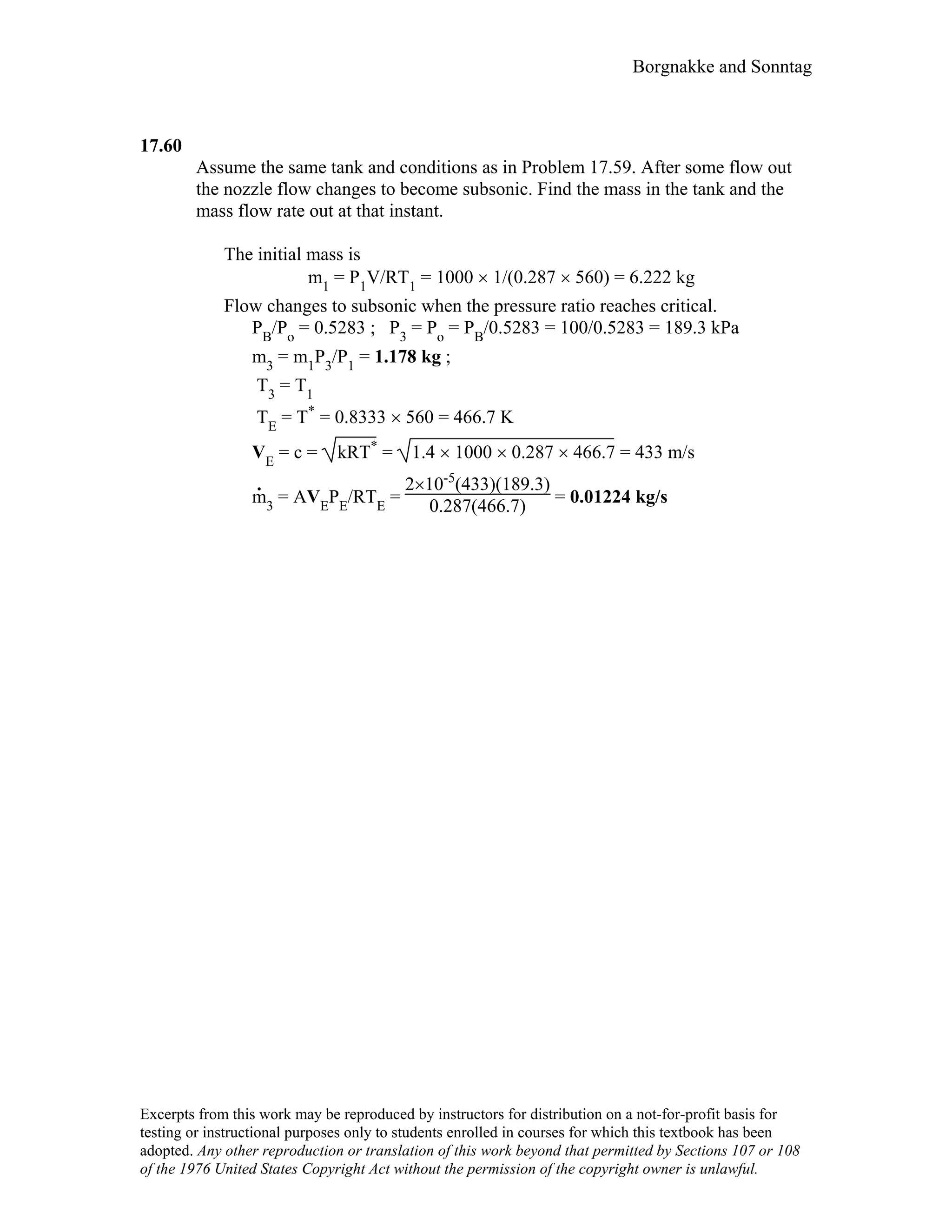 Thermodynamic solutions