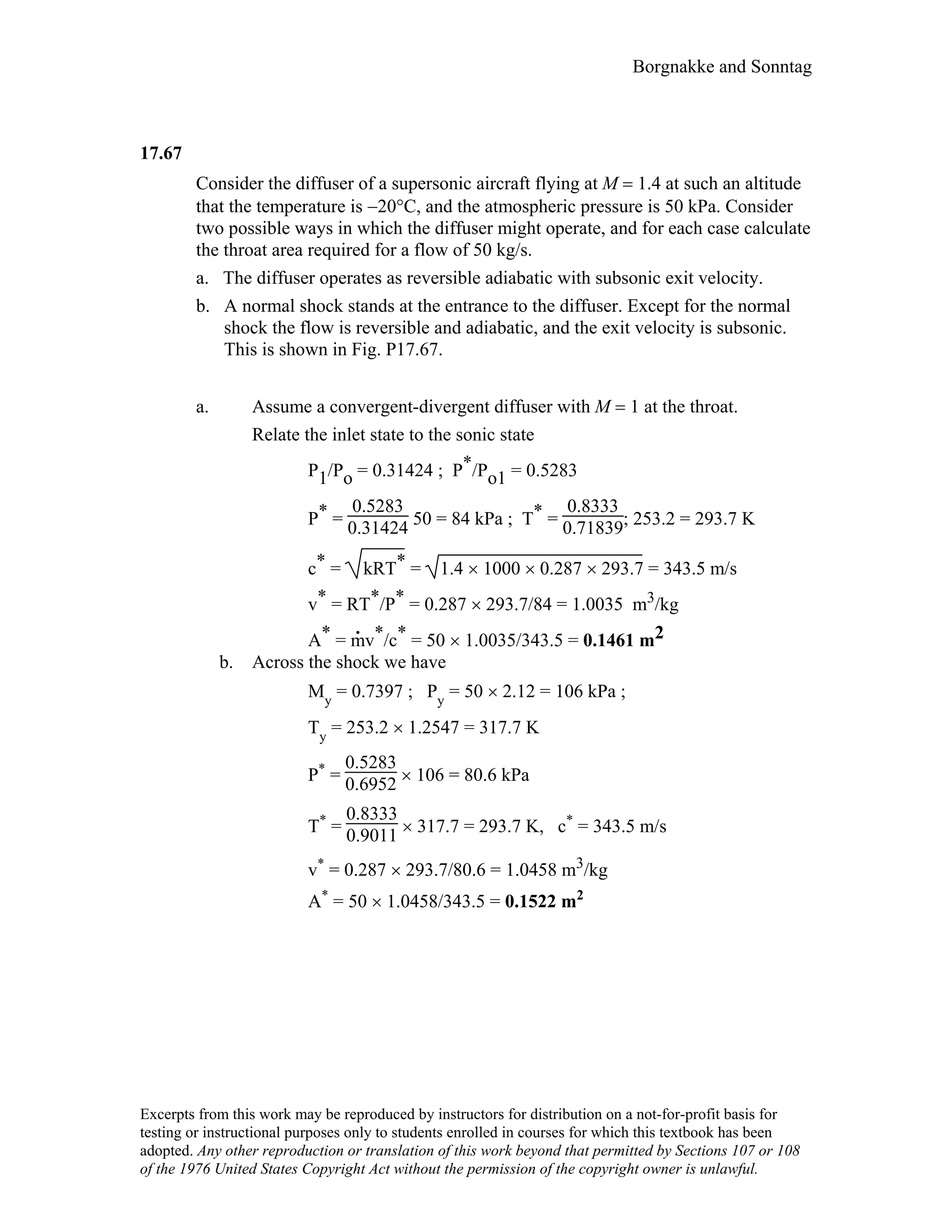 Thermodynamic solutions