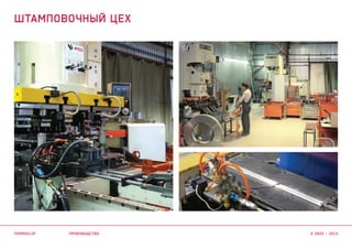 ПРОИЗВОДСТВО
ШТАМПОВОЧНЫЙ ЦЕХ
TERMOCLIP © 2003 – 2015
 