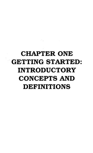 CERONE
'GETTING STARTED:
  INTRODUCTORY
   CONCEPTS AND
    DEFINITIONS
 
