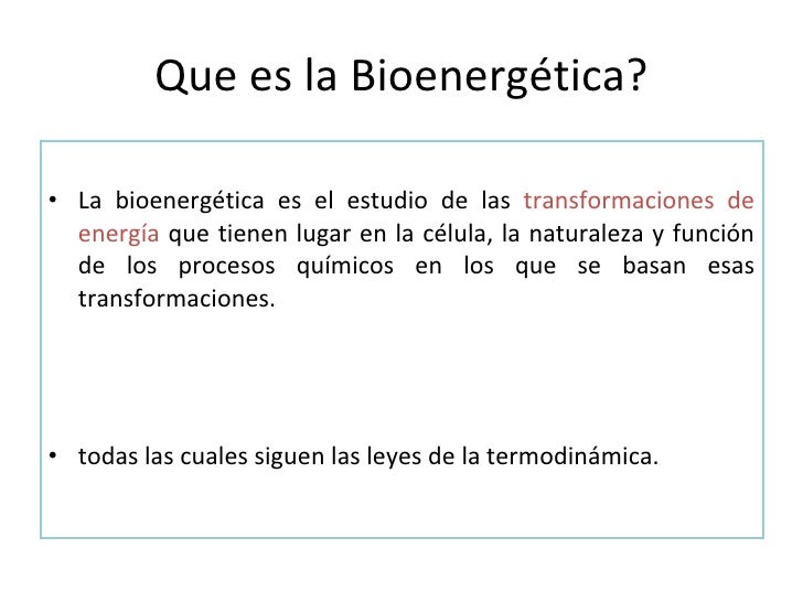Termodinamica Bioquimica