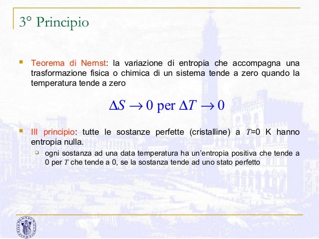 Teorema di nernst Teorema di nernst
