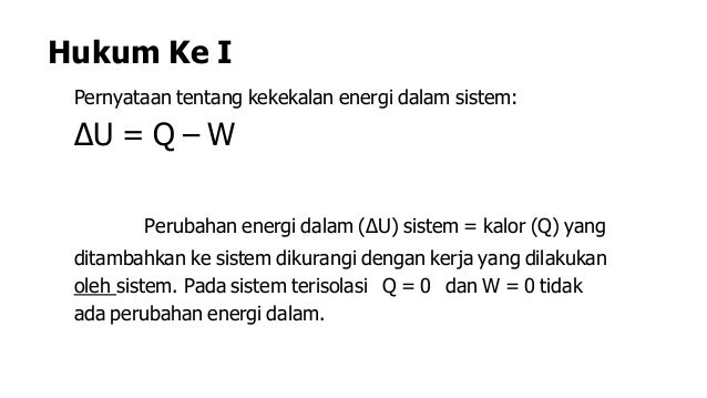 Materi Kuliah Fisika Bab Termodinamika