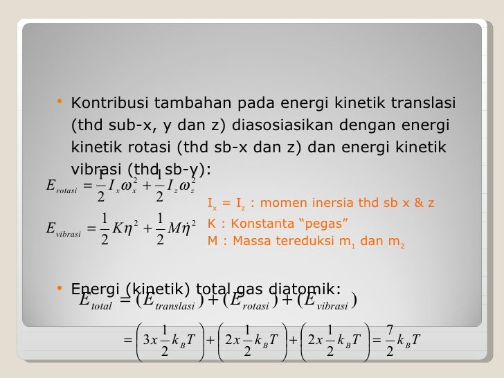 Teori kinetik gas dan termodinamika pdf
