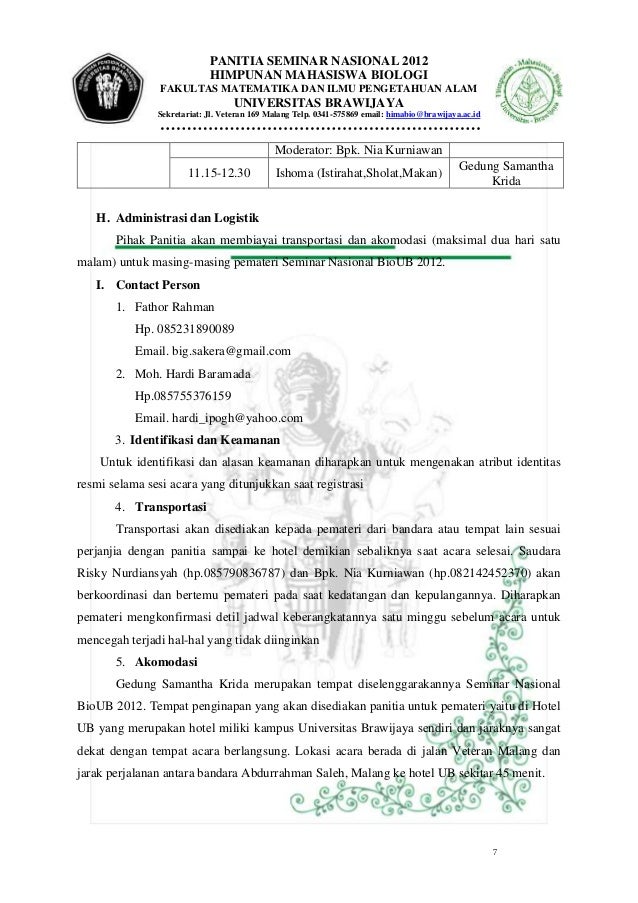 Term of reference semnas Term of reference semnas