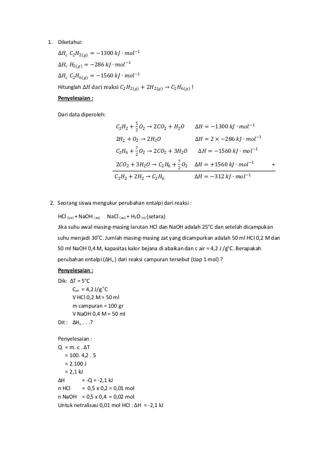 Termokimia