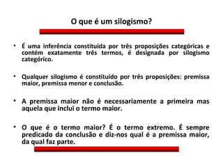 Silogismo: Termo, modo figura e regras da inferência valida | PPT