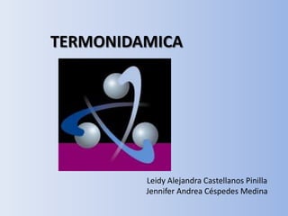 TERMONIDAMICA
Leidy Alejandra Castellanos Pinilla
Jennifer Andrea Céspedes Medina
 