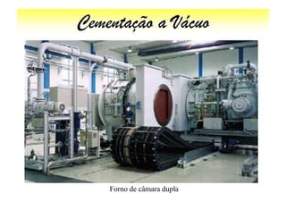 Cementação a Vácuo




    Forno de câmara dupla
 