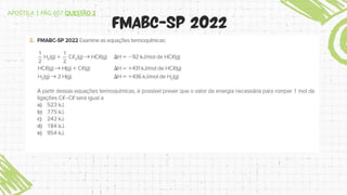 APOSTILA 1 PÁG 607 QUESTÃO 2
 