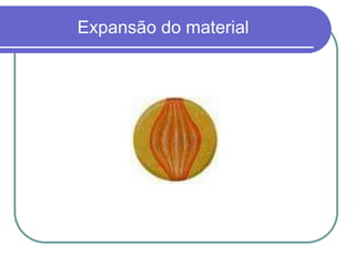 Expansão do material
 