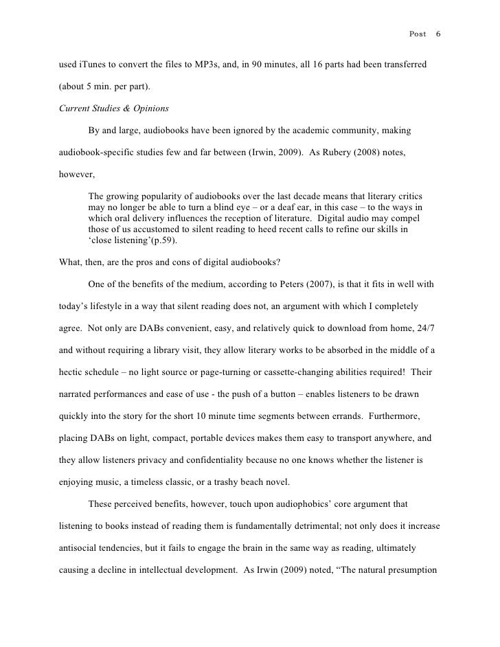 Table of contents term paper example picture