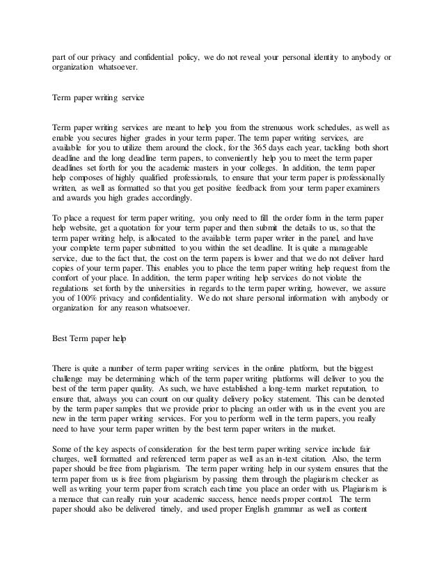 Term paper on mars