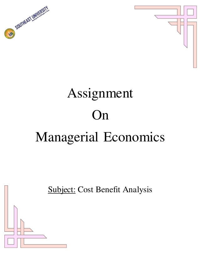 Term paper managerial economics