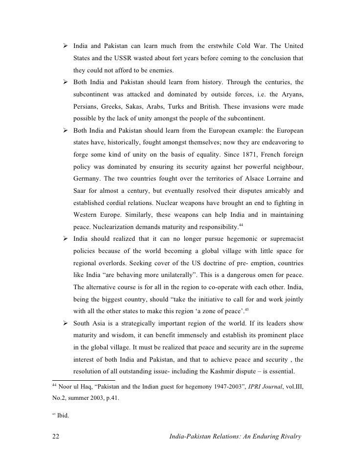essay on india and pakistan relation essay on india and pakistan relation