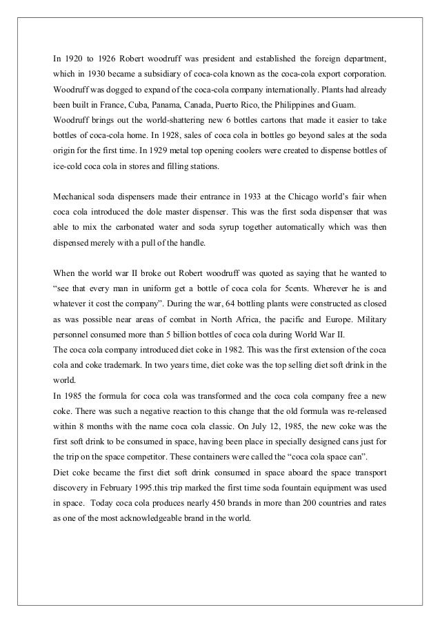 term paper of coca cola This 4 page paper is a semiotic analysis of a print advisement of a coca-cola advertisement, looking at the signifiers and the signified and interpreting the meanings of all the signs in the advertisement. term paper of coca cola This 4 page paper is a semiotic analysis of a print advisement of a coca-cola advertisement, looking at the signifiers and the signified and interpreting the meanings of all the signs in the advertisement.