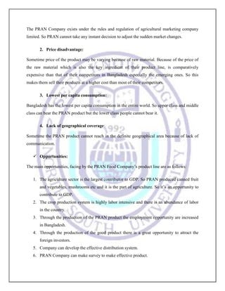 Term paper on pran | PDF
