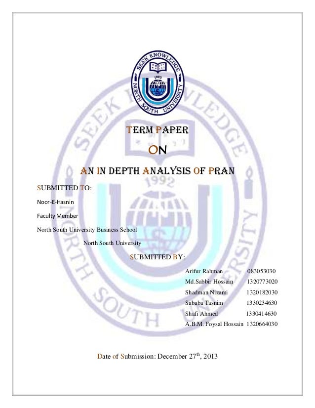 University term paper