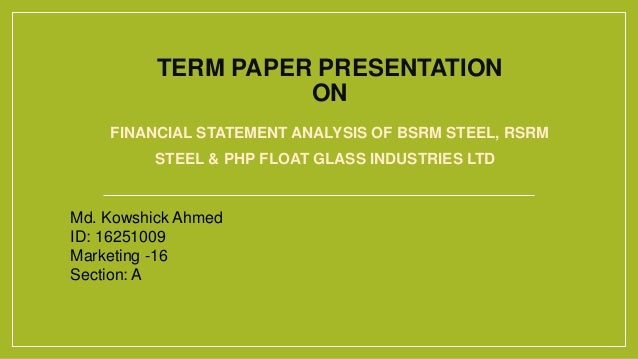 Term paper bsrm steel 04 picture