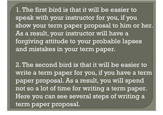 Term Paper Proposal | PDF