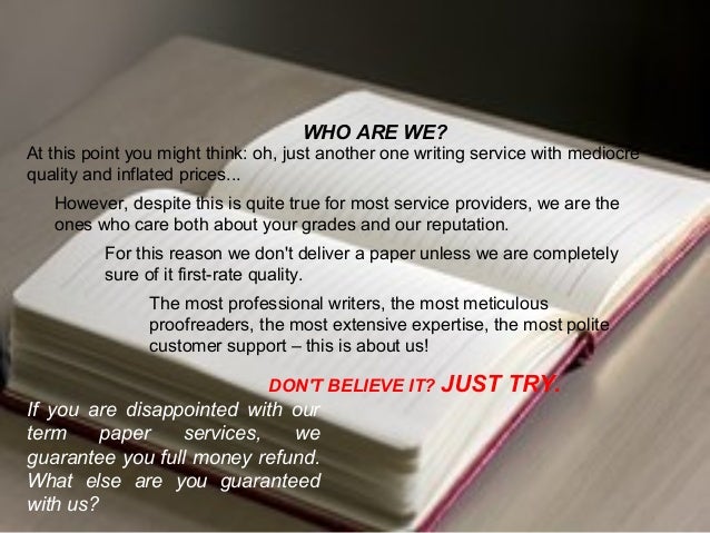 Term paper services