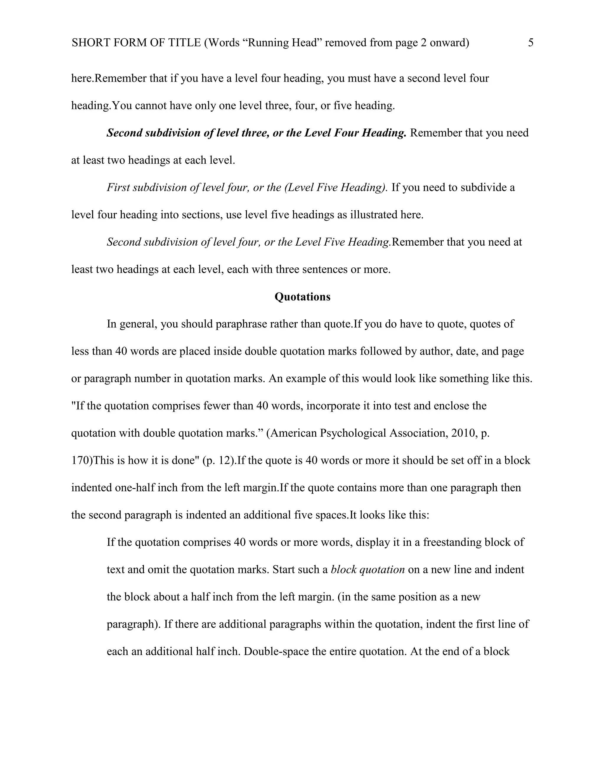 Term Paper Template