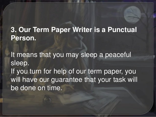 Term paper writer software