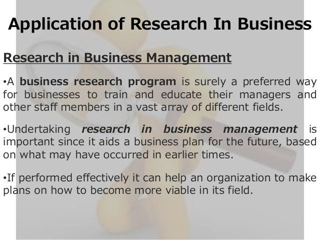 application for business
