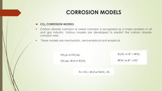 Literature review of recent best practices of downhole corrosion system ...