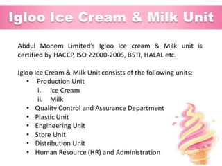 Term report about igloo ice cream | PPTX