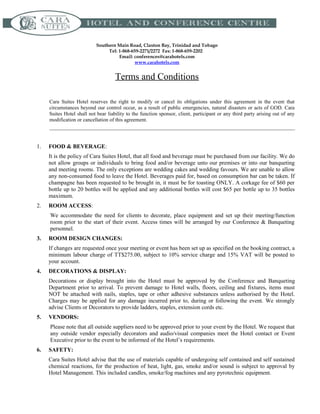 Terms and conditions template | PDF