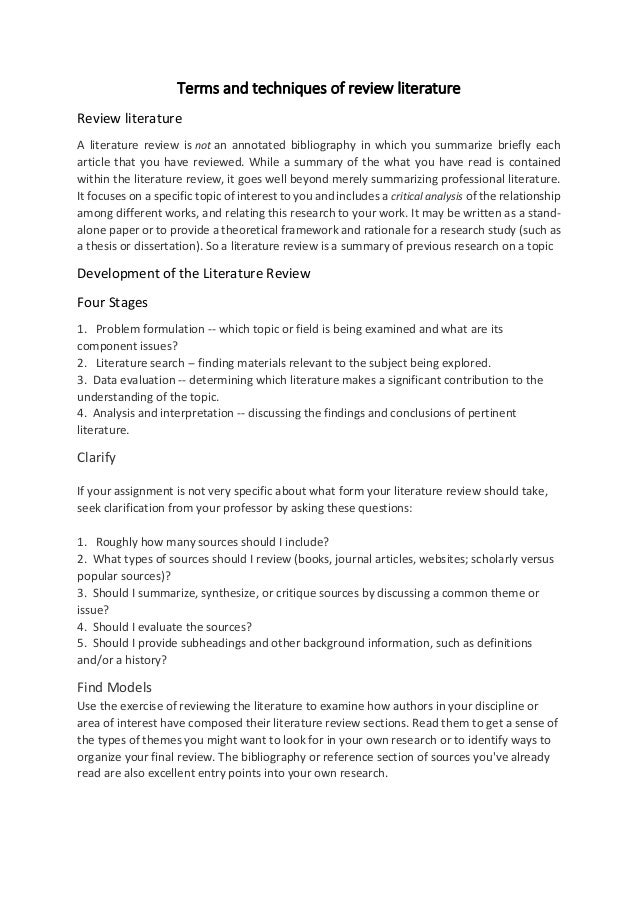 What is literature research method image