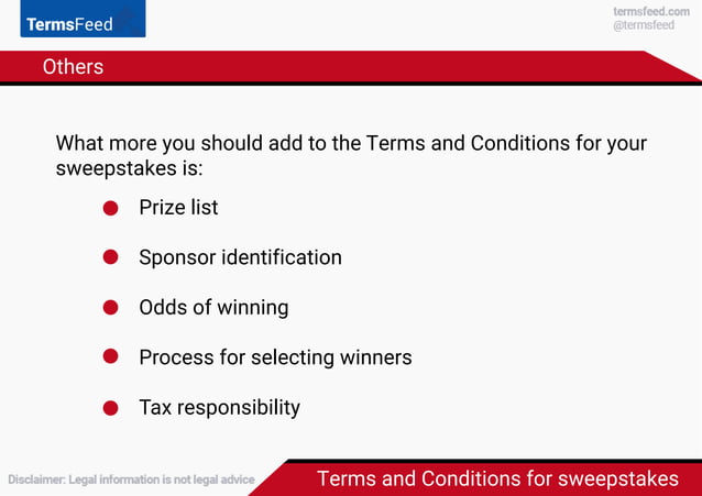 Rules for Sweepstakes | PPT