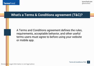 Conditions of Return/Customer Requirements Clauses - TermsFeed