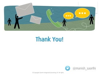 Thank You!
© Copyright Saarthi Integrated Consulting LLP. All rights
@manish_saarthi
 