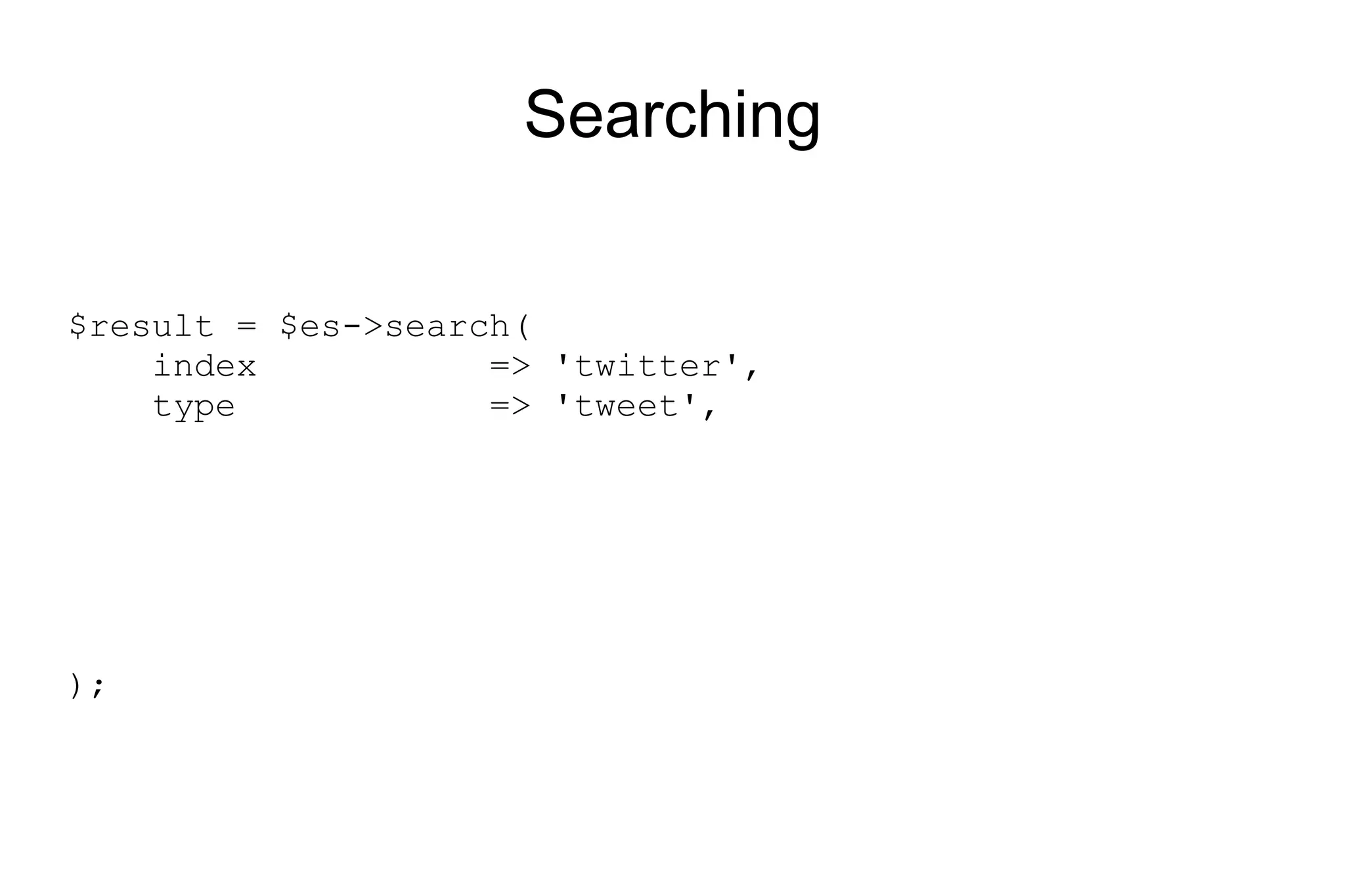 Keyword Built in analyzers Pattern 