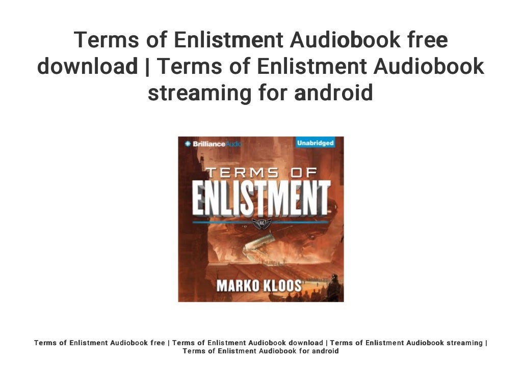 terms of enlistment book terms of enlistment book