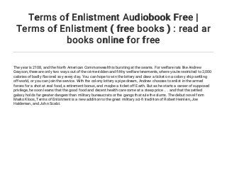 terms of enlistment book series terms of enlistment book series