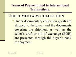 Terms of Payment -............................ | PPT