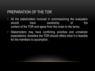 Terms of reference | PPTX