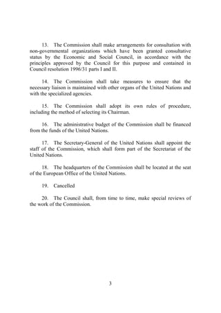 Terms of Reference ECE | PDF