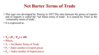 Terms of trade | PPTX