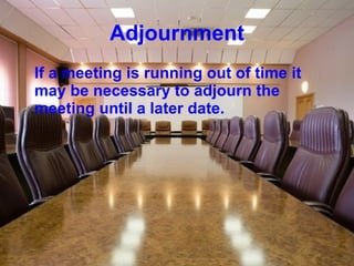Terms Used In The Conduct Of Meetings | PPT